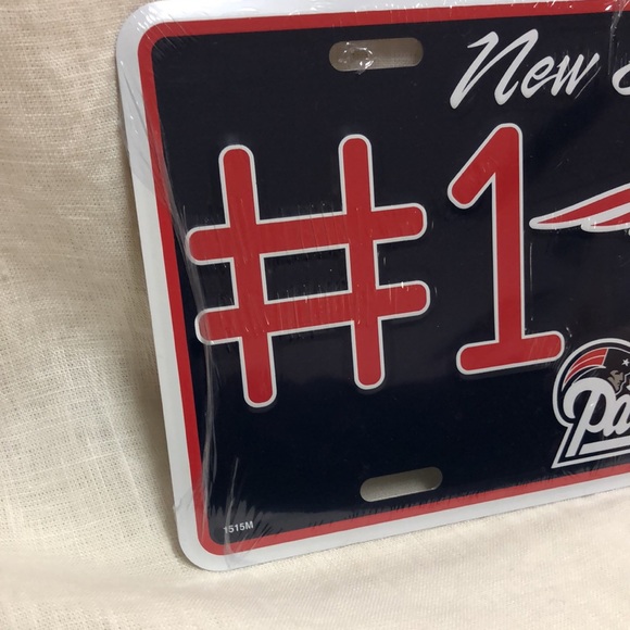 NE Patriots Licence plate - Picture 2 of 3